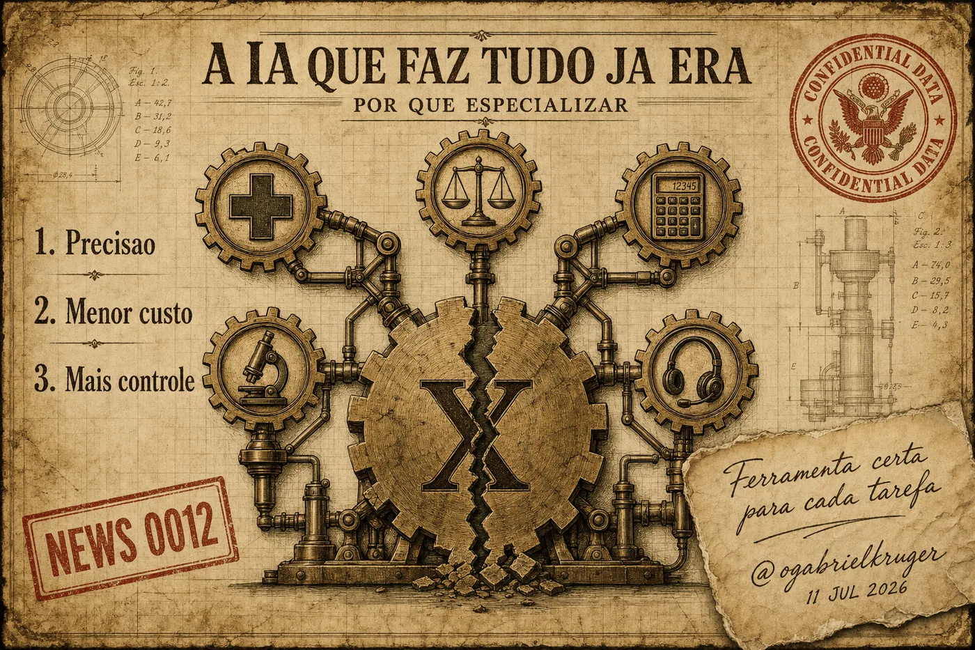 Capa da News 0012: A IA Que Faz Tudo Já Era