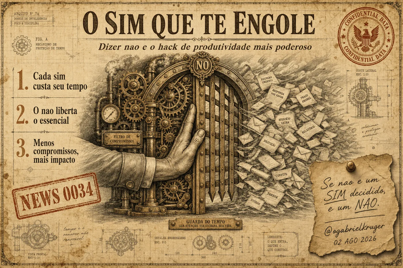 Capa da News 0034: O Sim Que Te Engole